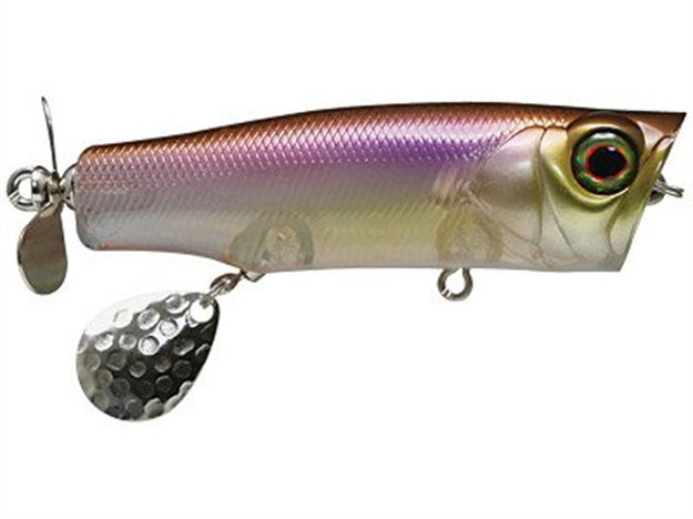 Picture of Jackall Lures Binksy Topwater Popper, 2 3/4", 1/2 Oz, Ghost Minnow, Floating