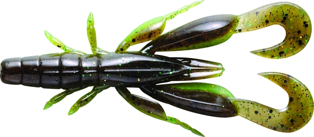 Picture of Jackall Lures Chunk Craw, 3 1/2", Green Pumpkin Chartreuse