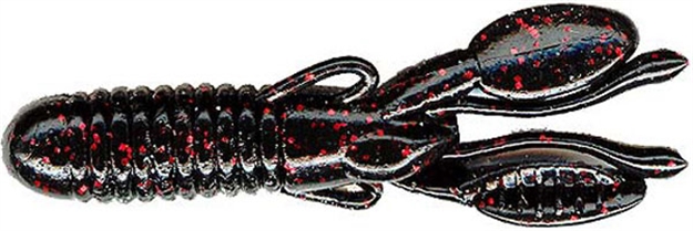 Picture of Jackall Lures Cover Craw 4" Blk/Red Flk