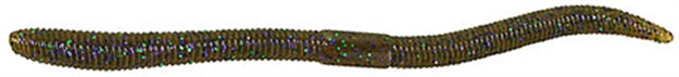 Picture of Jackall Lures Flick Shake Finesse Worm, 4.8", Green Pumpkin Candy