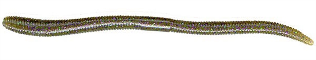 Picture of Jackall Lures Flick Shake Finesse Worm, 6.8", Green Pumpkin Candy