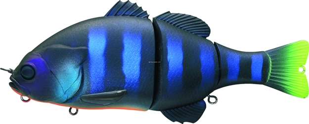 Picture of Jackall Lures Gantarel Jr. Segmented Swimbait, 5", 1 1/2 Oz, Black Impact Gill, Floating