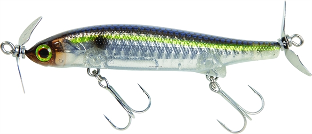Picture of Jackall Lures I-Prop Twin Prop Topwater Bait, 3", 0.3 Oz, IS Threadfin Shad, Sinking