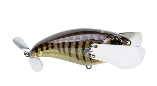 Picture of Jackall Lures Pompadour JR Topwater Bait, 2.59", 5/8 Oz, IS Gill Bone, Floating