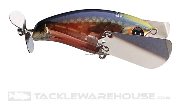 Picture of Jackall Lures Pompadour JR Topwater Bait, 2.59", 5/8 Oz, IS Bloody Core, Floating
