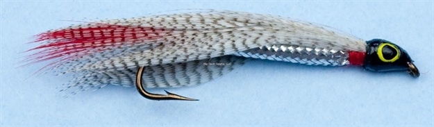 Picture of Jackson Cardinal Atlantic Streamer Fly, #8, Joes Smelt