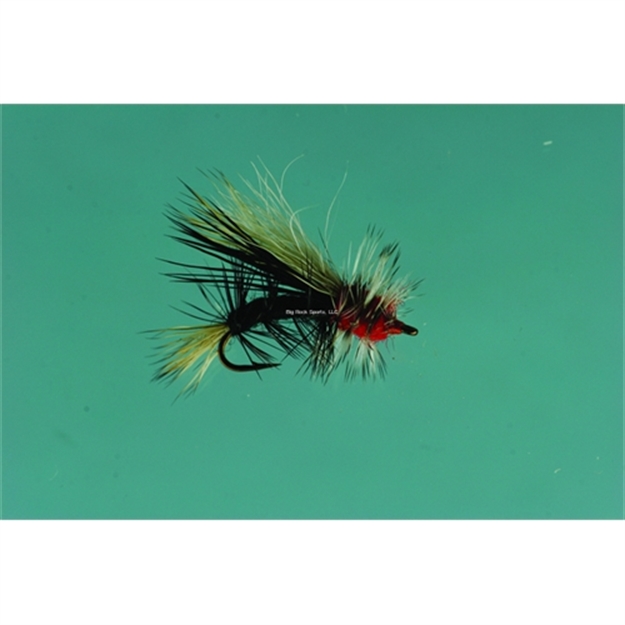 Picture of Jackson Cardinal Dry Fly, #10, Black Stimulator