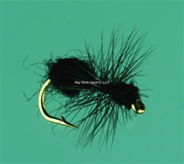 Picture of Jackson Cardinal Dry Fly, #12, Black Ant