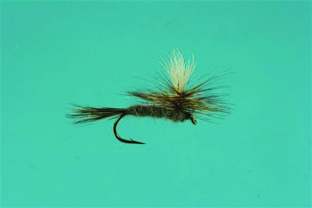 Picture of Jackson Cardinal Dry Fly, #12, Parachute Adams