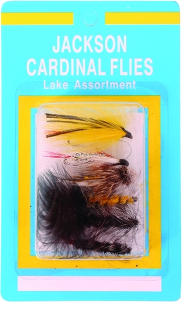 Picture of Jackson Cardinal Lake Fly Assortment, 6/Card