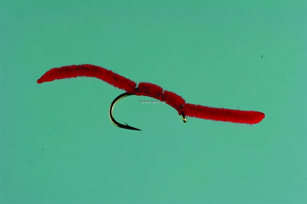 Picture of Jackson Cardinal Nymph Fly, #10, Ultra Worm Red