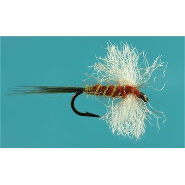 Picture of Jackson Cardinal Nymph Fly #12, Egg Sack Rusty Spinner