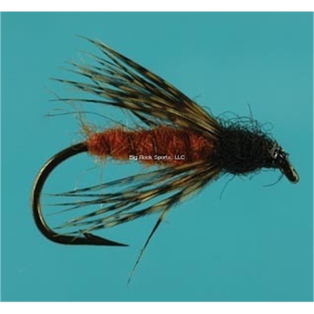 Picture of Jackson Cardinal Nymph Fly #12, Rusty Soft Hackle