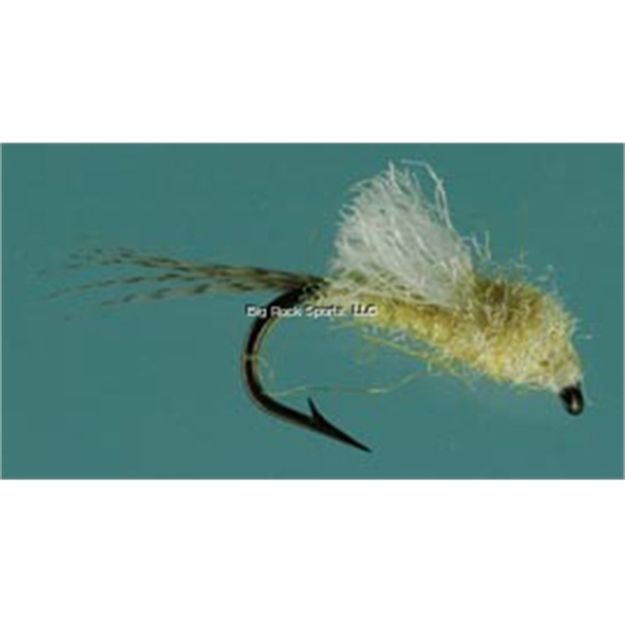 Picture of Jackson Cardinal Nymph Fly #18, Yellow Emerger