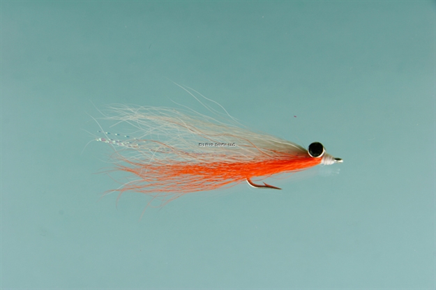 Picture of Jackson Cardinal Saltwater Fly, #2, Clauser Minnow Orange