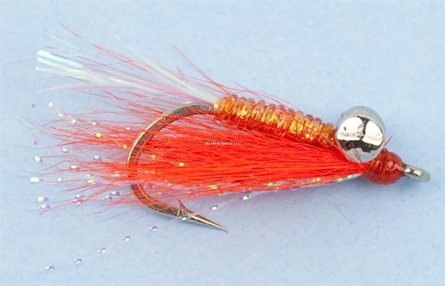 Picture of Jackson Cardinal Saltwater Fly #2, Orange Gotcha