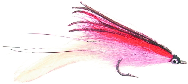 Picture of Jackson Cardinal Saltwater Fly,1/0, Red & White Deceiver