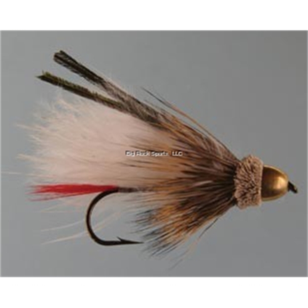 Picture of Jackson Cardinal Streamer Fly #6, Conehead White Muddler