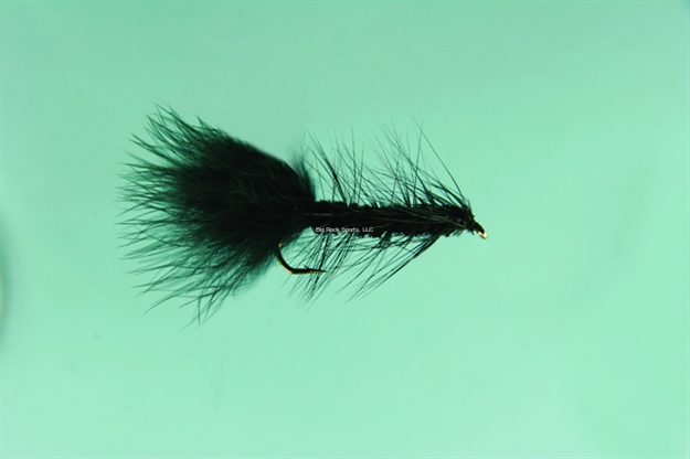 Picture of Jackson Cardinal Wooly Bugger, #10, Black