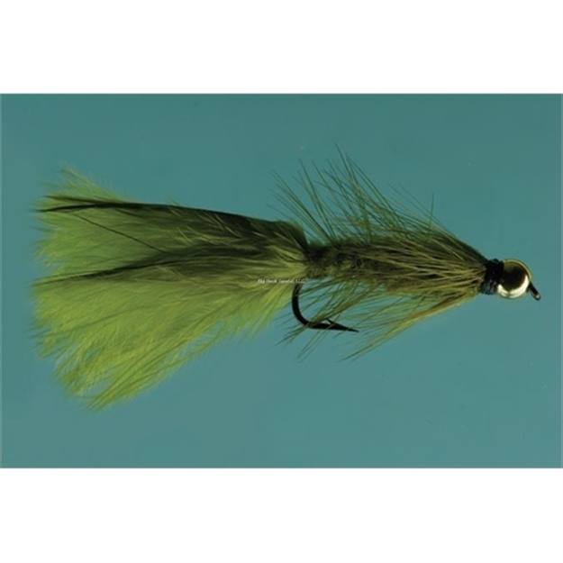 Picture of Jackson Cardinal Wooly Bugger, #12, Beadhead Olive
