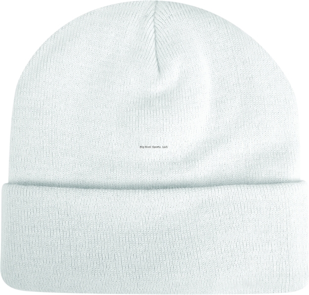 Picture of Hot Shot 2Ply Acrylic Knit Hat W/Rollup Cuff Lined W/40Grm Thinsulate Bright White