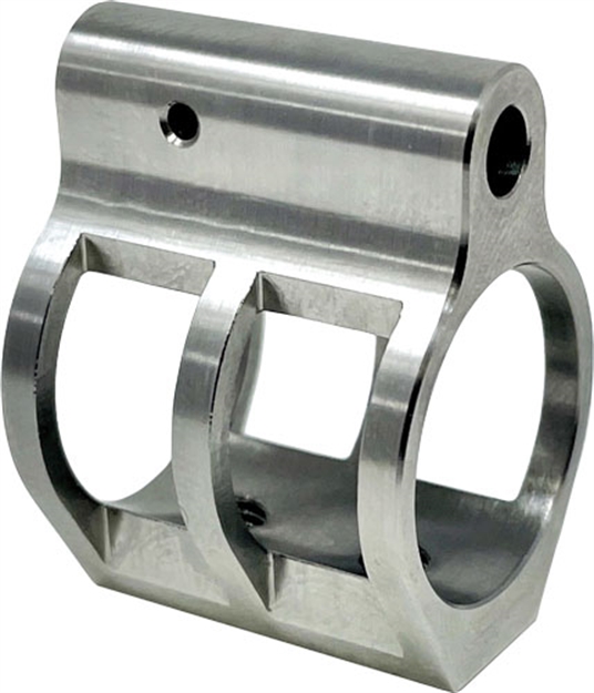 Picture of Jacob Grey Custom Grey Ar15 Titanium .750 Gas Block 3-Rib