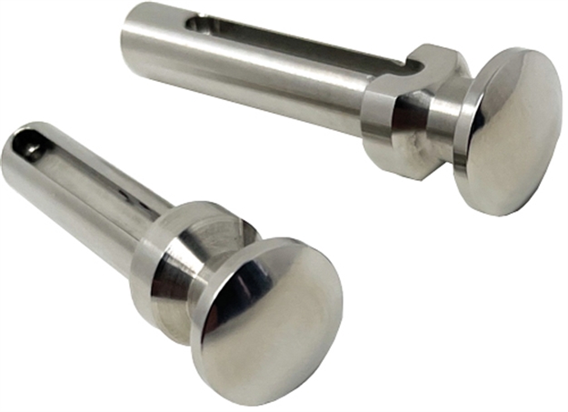 Picture of Jacob Grey Custom Grey Ar15 Titanium Extended Take Down Pins