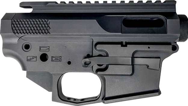 Picture of Jacob Grey Custom Grey Ar9 Billet Upper/Lower Receiver Set Blk