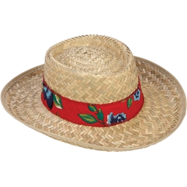 Picture of Jafari Hats Gambler Straw Hat 3.5" 24/Ct 15584