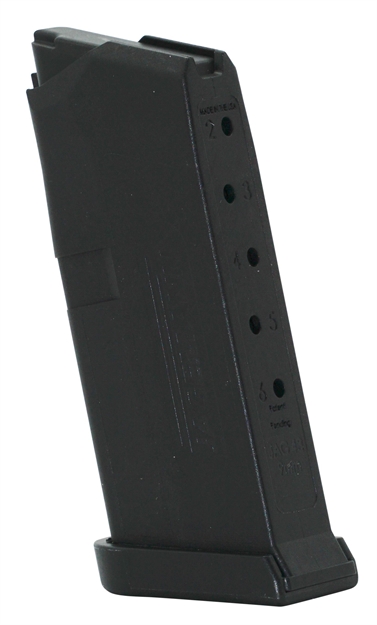 Picture of Jagemann 12359 Jag 43 Magazine Compatible With G43 6 RD Round Polymer Black Finish