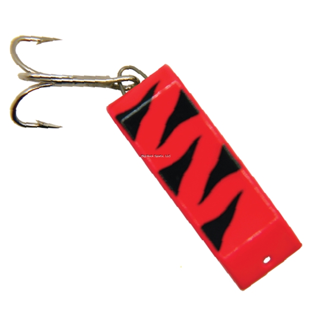 Picture of Jake's Spin-A-Lure Spoon 2", 1/2 Oz, Size 6 Hook, Neon Red