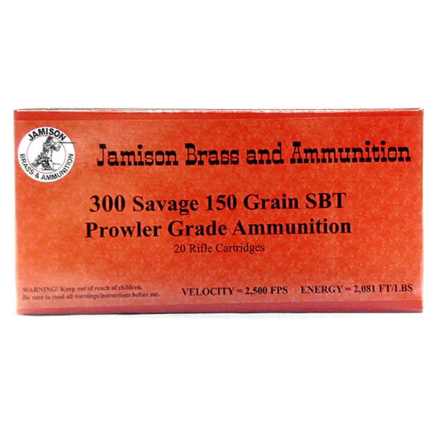 Picture of Jamison Ammo .300 Savage 150Gr. Spbt 20-Pk