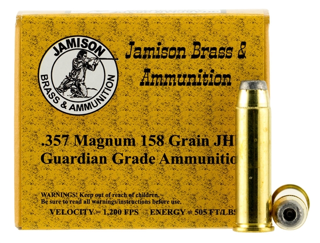 Picture of Jamison 357Mag158grd Guardian Grade 357 Magnum 158 GR Jacketed Hollow Point 20 B