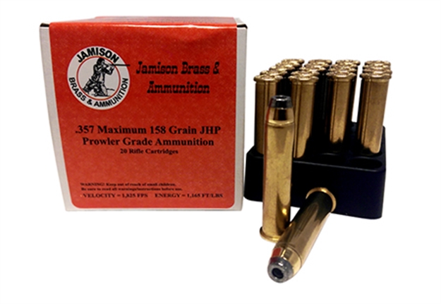 Picture of Jamison 357Max158prl Prowler Grade 357 Remington Max 158 GR Jacketed Hollow Poin