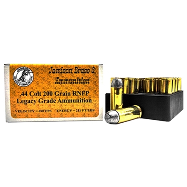 Picture of Jamison 44C200leg Legacy Grade 44 Long Colt 200 GR Round Nose Flat Point 20 Bx/