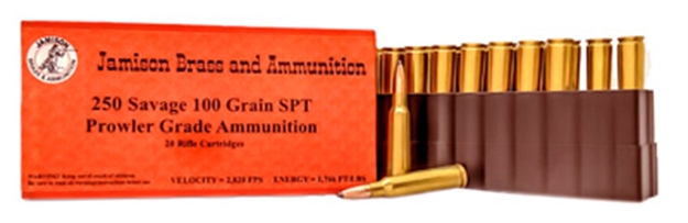 Picture of Jamison Ammo .250 Savage 100Gr. Spitzer 20-Pk