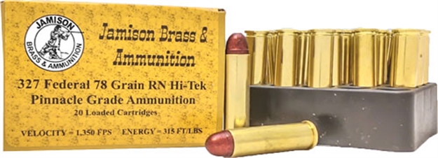 Picture of Jamison Ammo .327 Federal Mag. 78Gr. Rn-Lead Hi-Tek 20-Pack