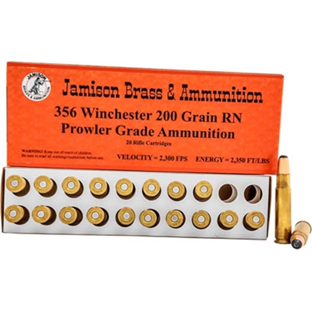 Picture of Jamison Ammo .356 Winchester 200Gr Rnfp 20-Pk