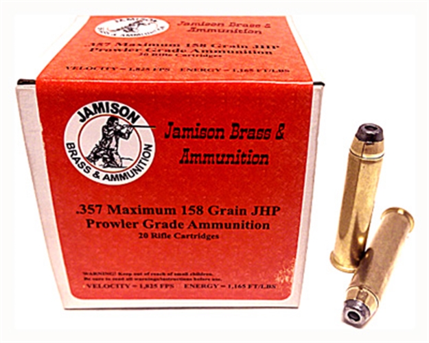 Picture of Jamison Ammo .357 Rem. Maximum 158Gr. Jhp 20-Pack