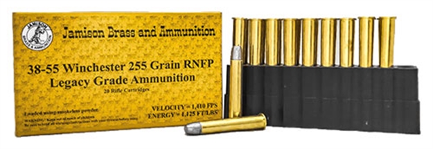 Picture of Jamison Ammo .38-55 Wnchester 255Gr Lead-Rnfp 20-Pk