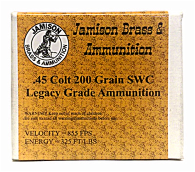Picture of Jamison Ammo .45 Long Colt 200Gr Lead-Swc 20 Pack !