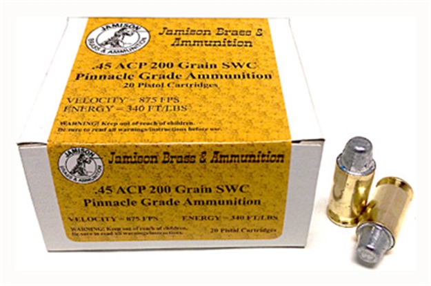 Picture of Jamison Ammo .45Acp 200Gr. Lead-Swc 20-Pack
