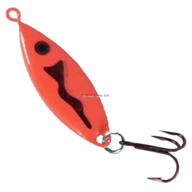 Picture of JB Lures 1/8 OZ Goldback Weasel Neon Red