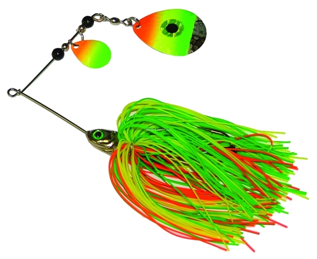 Picture of JB Lures Bass-N-Brut Spinnerbait, 3/8 Oz, Green/Chartreuse