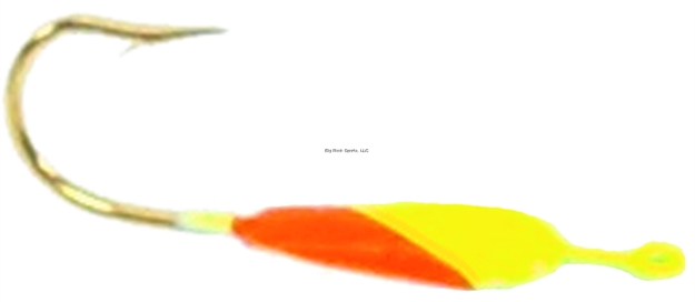 Picture of JB Lures Candy-Cane Teardrop Jig #6 Chartreuse/Orange 12Cd
