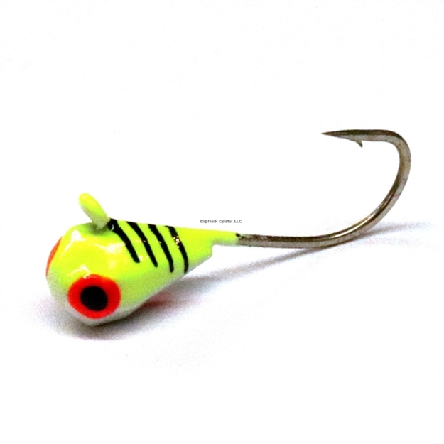 Picture of JB Lures Dub'l D Tungsten Ice Jig #10 Chartreuse/Glow 6/Cd