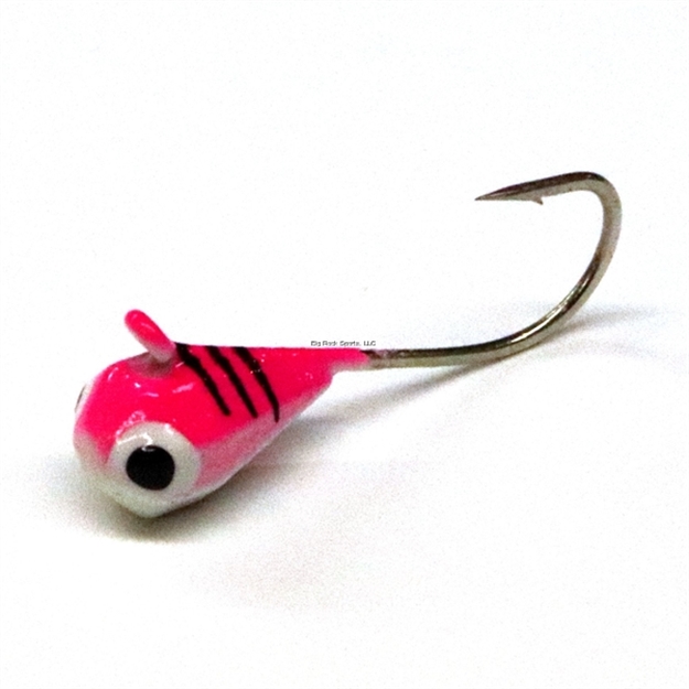 Picture of JB Lures Dub'l D Tungsten Ice Jig #10 Pink/Glow 6/Cd