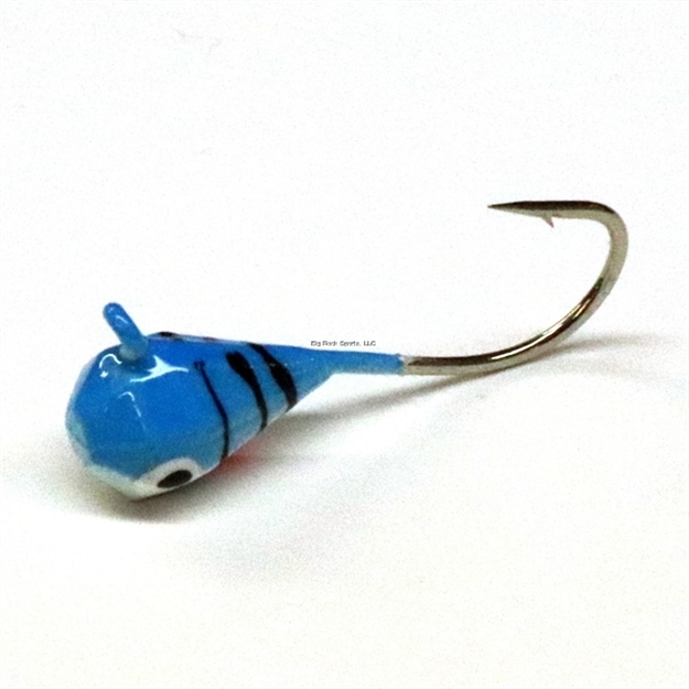 Picture of JB Lures Dub'l D Tungsten Ice Jig #12 Blue/Glow 6/Cd