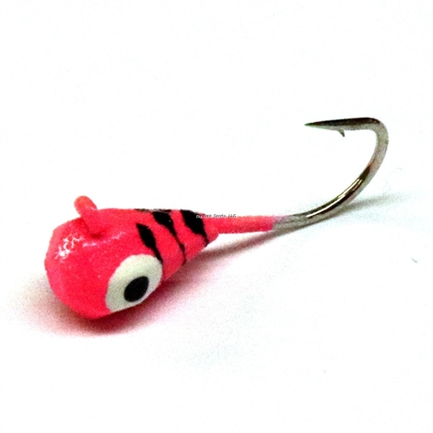 Picture of JB Lures Dub'l D Tungsten Ice Jig #12 Neon Red 6/Cd