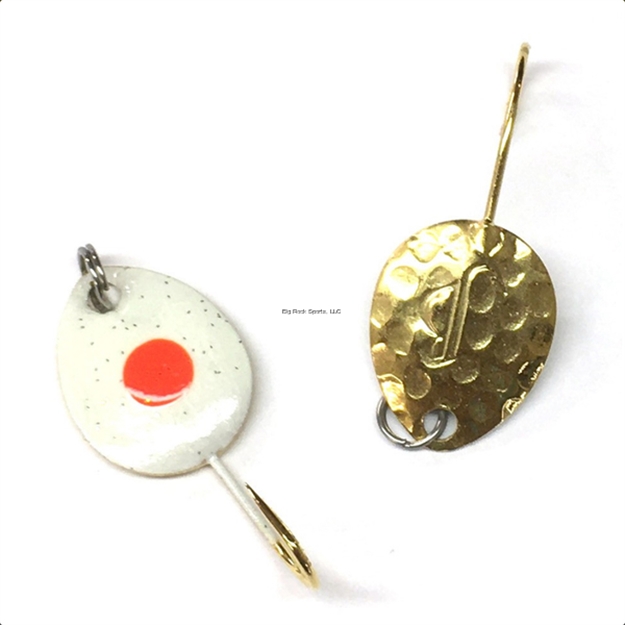 Picture of JB Lures Gem-N-Eye Gold Back #4 Glow-Pink Dot  2/Pack